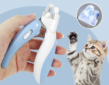 VelvetPaws LightClip™ — Pet Nail Clipper with LED Light