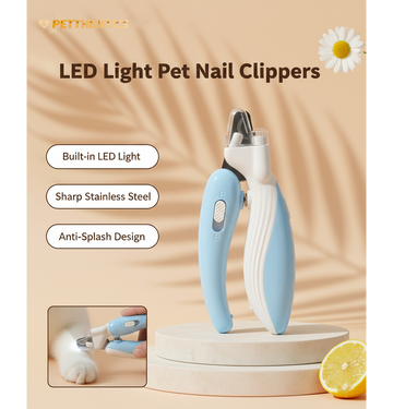 LED Light Pet Nail Clippers By Petthentics